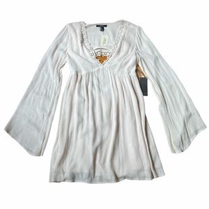 Forever 21 Open Back Cottagecore Boho Dress